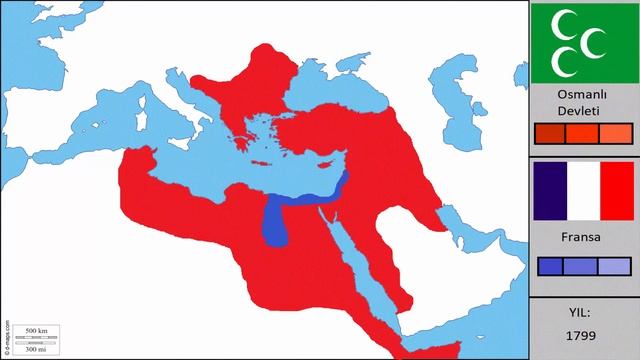Napolyon-Osmanlı Mısır Seferi (1798-1802) Harita Üzerinde смотреть онлайн