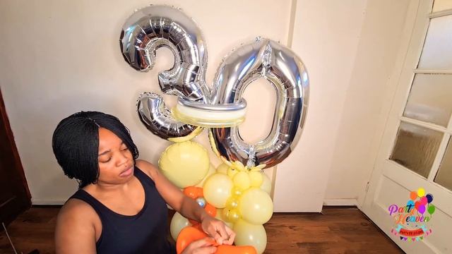 Balloon Bouquet | 30th Birthday Bouquet Balloon Bouquet смотреть онлайн