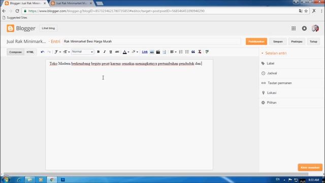 Tutorial Membuat Blog Toko Online - Bag 1 смотреть онлайн