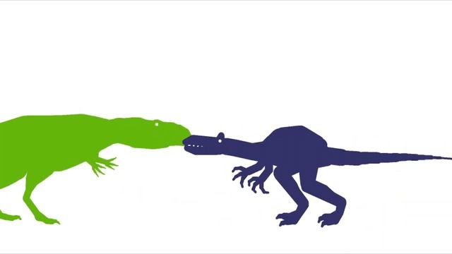 Dinosaurs Cartoons | Giganotosaurus vs Irritator Динозавры Мультфильм смотреть онлайн