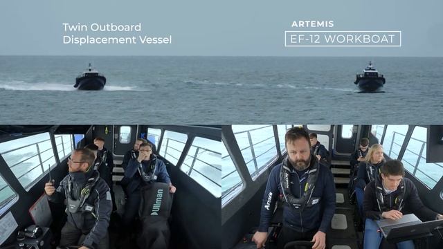North Channel Sea Testing - Artemis EF-12 Workboat смотреть онлайн