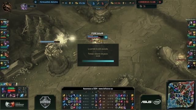 PENGUINS MAFIA VS CERBERUS CLUB - Final Winners Ascenso DDH Mapa 1 смотреть онлайн