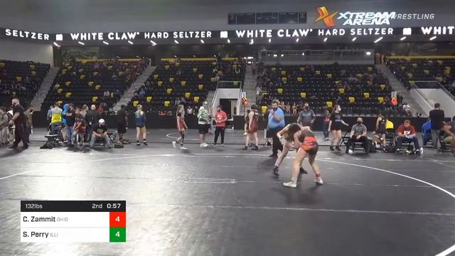 132 Lbs Semifinal - Cassia Zammit, Ohio Vs Sydney Perry, Illinois