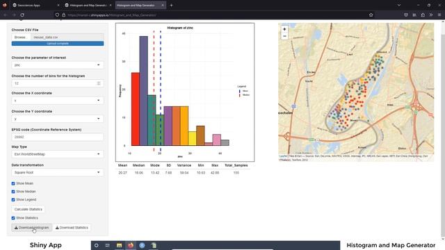 Shiny App. Geospatial Data Analysis. смотреть онлайн