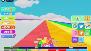 Элис играет в гонки радужных друзей в роблокс, завела себе новую подругу Даша,