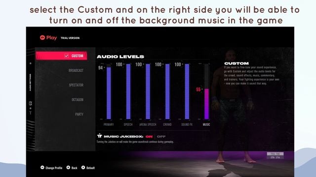 How to Turn on and off the background music in EA Sports UFC 5 смотреть онлайн