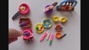 Простые поделки из пластилина - Удивительная техника изготовления миниатюрного кухонного гарнитура и