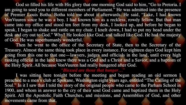 How to Fill Your Spiritual Hunger ~ The Inspiration of John G Lake смотреть онлайн