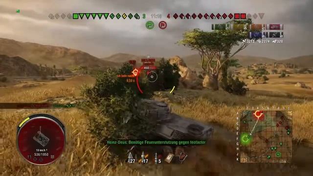 World of Tanks PS4 - Leopard 1 Mastery auf Steppen - Matta rockt смотреть онлайн