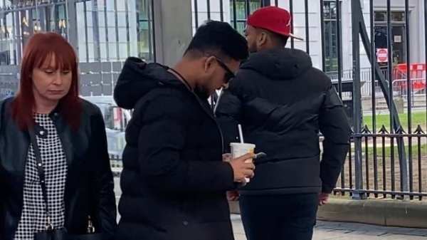 Blind man can only see money funny prank