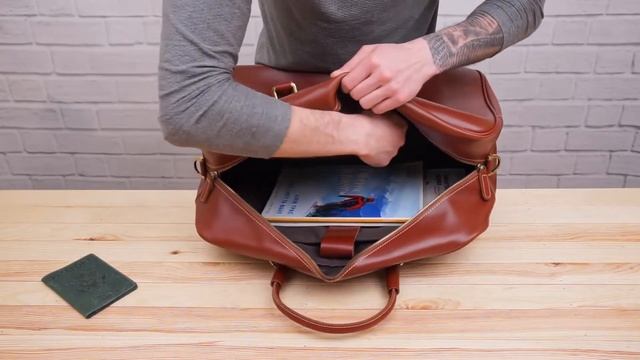 Обзор кожаной сумки Vintage 14359