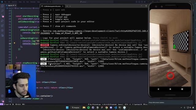 Como criar App com camera, gravar videos com React Native 🔥