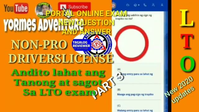 Drivers license non professional reviewer exam 2023 updates tagalog | NON PRO EXAM 2023 LTO COPY смотреть онлайн