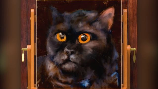 The Digital Oil Painting Study - A Realistic Paint Studio!!😺😺 смотреть онлайн