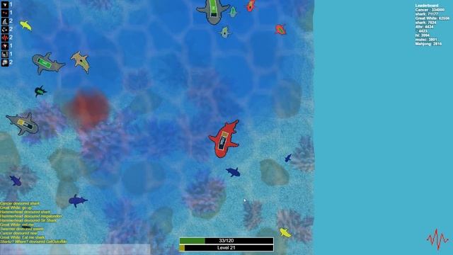 Sharkz.io - THE BIGGEST SHARK EVER! Cancer Is Deadly [Let's Play Sharkz.io Gameplay] смотреть онлайн