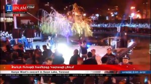 Kanye West Armenia Full Concert Lake Swan in Yerevan