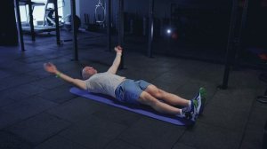 Складочки с подъемом одной ногe_Single leg V-ups