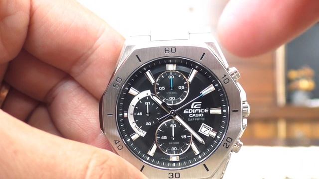 A bit too big? Casio Edifice EFB680D sapphire. Watch before you buy. Review. смотреть онлайн