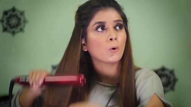 HOW I STRAIGHTEN MY HAIR + STORY TIME | BEAUTY WITH MAHNOOR смотреть онлайн