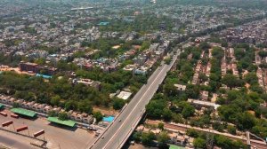 Дели с дрона | видео 4к | Индия, Дели с высоты птичьего полета