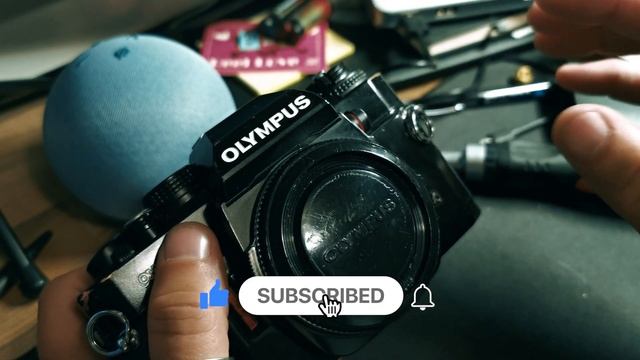 1985 Olympus OM-40 Program - Vintage Film Camera