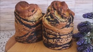 Кулич КРАФФИН с маком. Нежная и вкусная праздничная выпечка на сухих дрожжах