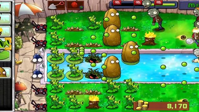 Растения против зомби. Бассейн. смотреть онлайн