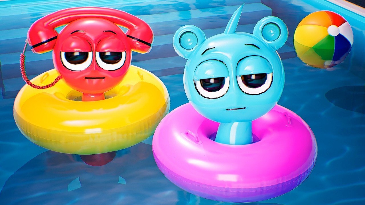 СПРУНКИ (Время Плавать!) - Анимация По Спрунки (incedibox Sprunki) смотреть онлайн