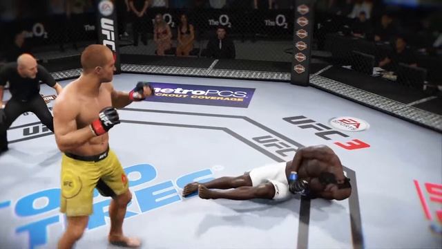 EA UFC 3 Best Of Junior Dos Santos KO's #15