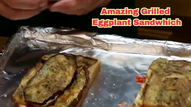 #Amazing Grilled Eggplant Sandwich #eggplant #grilledveggies смотреть онлайн