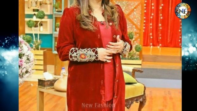 Red Velvet Suits Designs | Red Velvet fabric dress ideas #velvet #womens fashion #newfashion смотреть онлайн