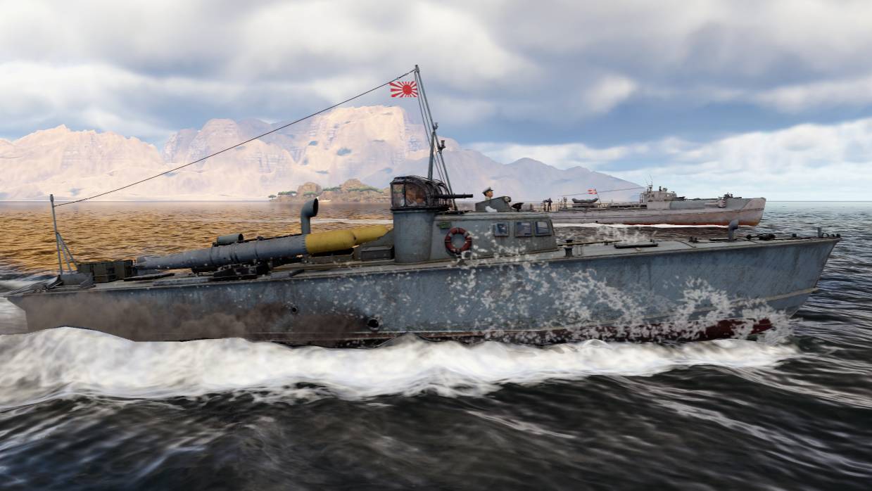 Играю на японском торпедном катере Type T-1 в War Thunder. смотреть онлайн