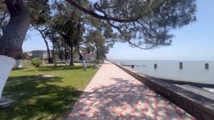 Абхазия, город Очамчира, море.