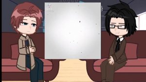 (Rus)Одасаку и Анго из прошлого реакция на Дазая