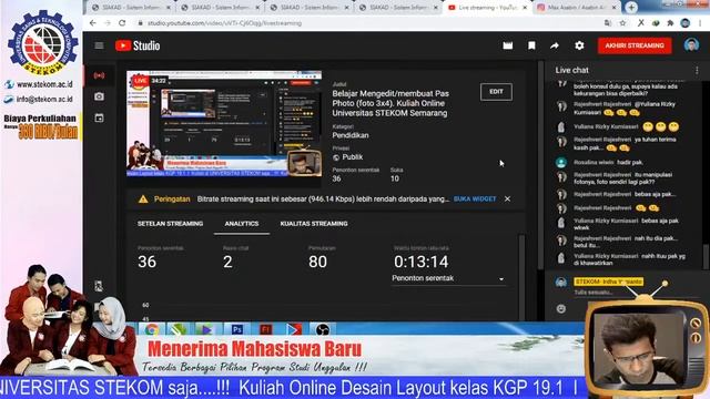 Belajar Mengedit/membuat Pas Photo (foto 3x4). Kuliah Online Universitas STEKOM Semarang смотреть онлайн