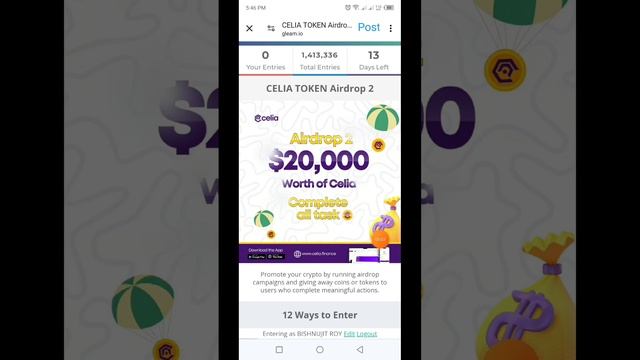 CeliaFinance Airdrop 2 | CeliaFinance Latest Update | $20,000 Free Airdrop | Celia Finance смотреть онлайн