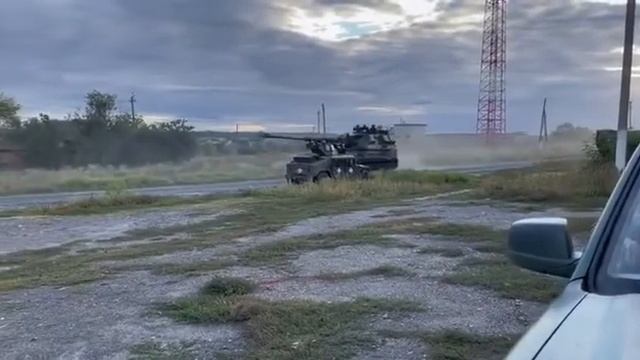 Polish AHS Krab and HMMWV continue to free the Kharkiv region 13.09.2022 смотреть онлайн