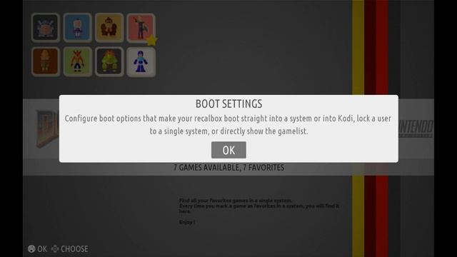 Recalbox 4.1 - ES Help Menu