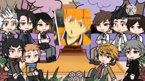 Haikyuu! reacts to Kageyama Tobio and Hinata Shoyo // angst (?) // ashlynx.