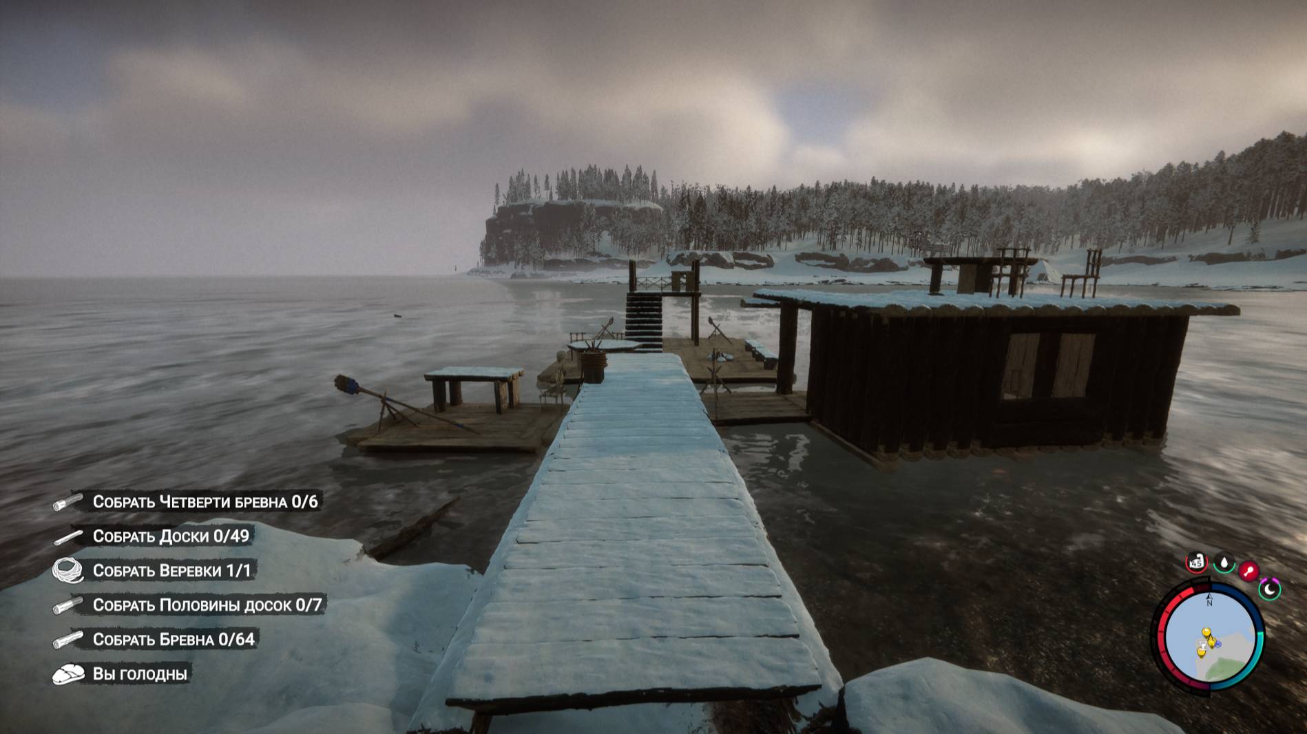 Обустройство плотов  !!часть 2!!