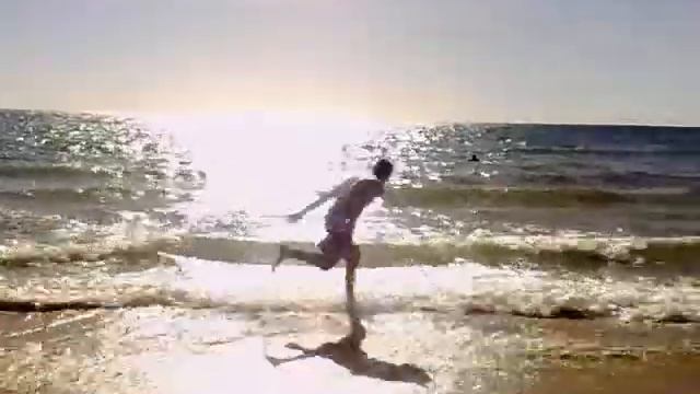 Skim Boarding down the bay with Anton and Jasmin (6) смотреть онлайн