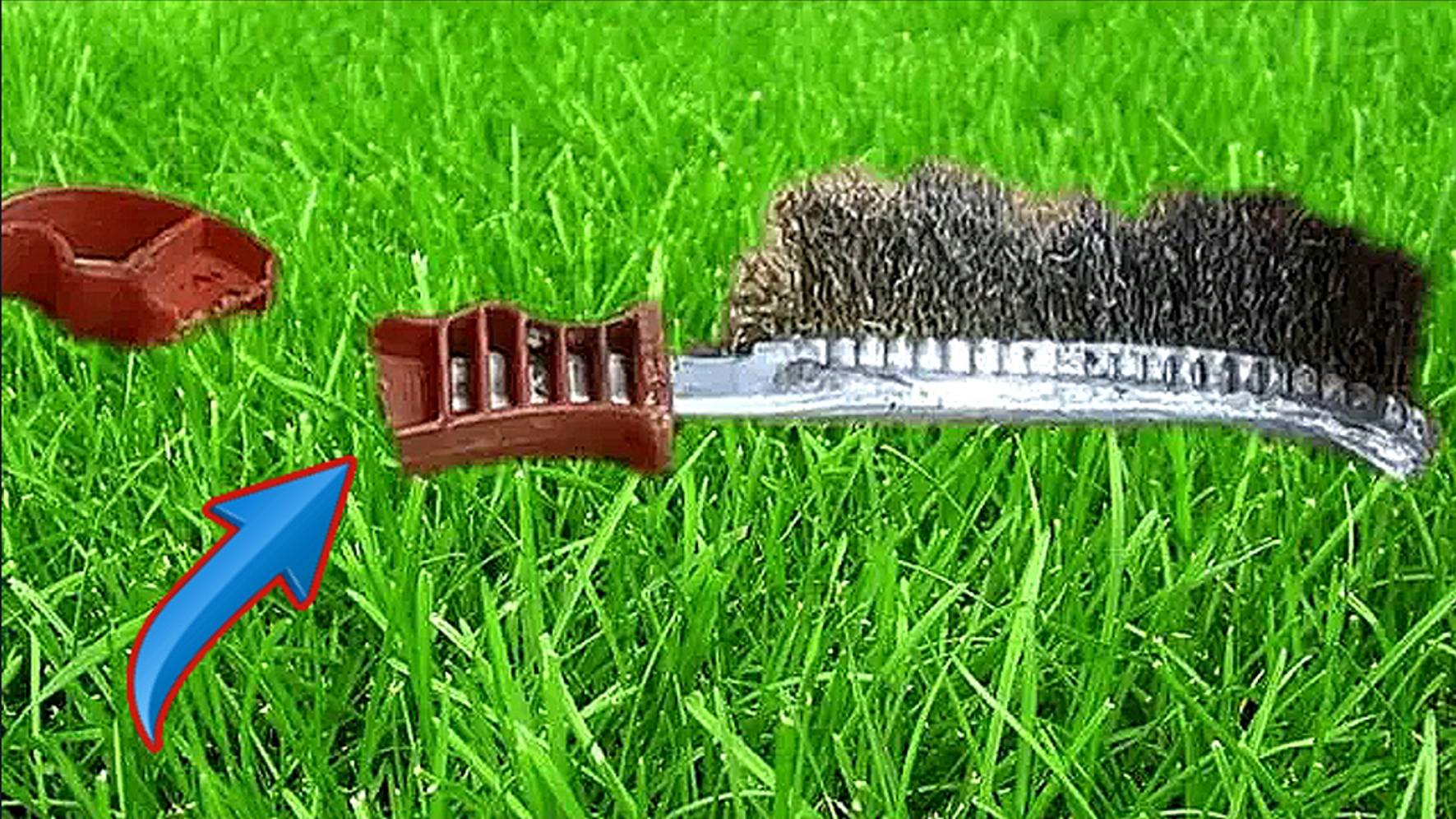 НЕ ВЫБРАСЫВАЙ поломанную металлическую щётку! Шикарная идея для мастерской смотреть онлайн