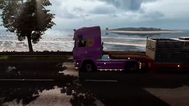 Euro Truck Simulator 2 - SCANIA V8 Girl Power смотреть онлайн