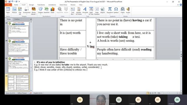 Tiếng Anh 10 Gerund or to infinitive 20210805 171424 Meeting Recording смотреть онлайн