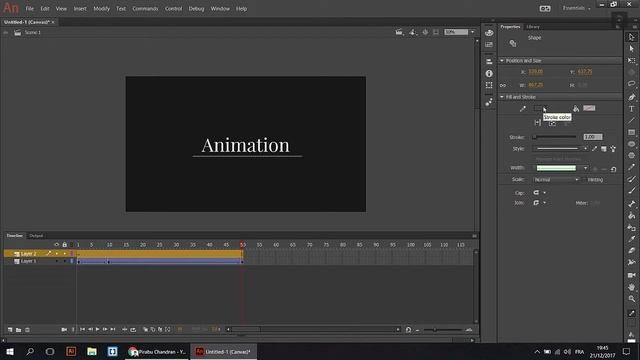 Easy text animation - Basic [Tamil] Learn Animate CC - 02 смотреть онлайн