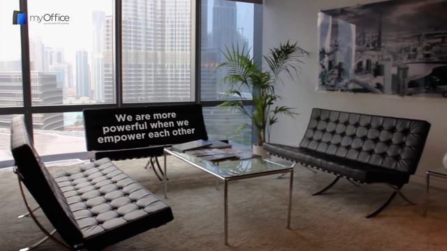 Our lounge- Serviced Office in Dubai - myOffice смотреть онлайн