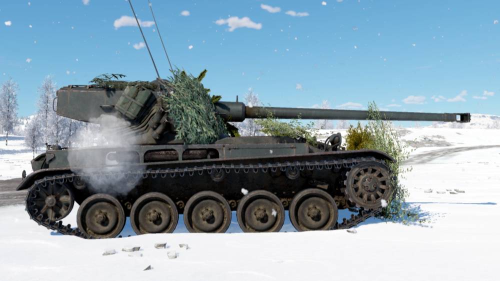 Бой на французском танке AMX-13 в War Thunder. смотреть онлайн