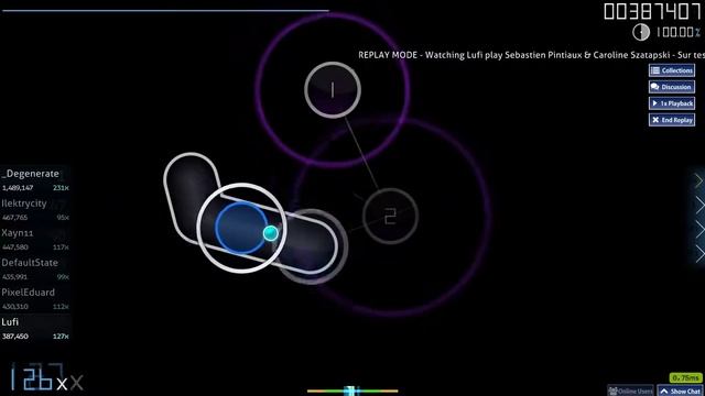 Let´s Osu #163 Sebastien Pintiaux & Caroline Szatapski - Sur tes pas [Dans la Legende!] смотреть онлайн
