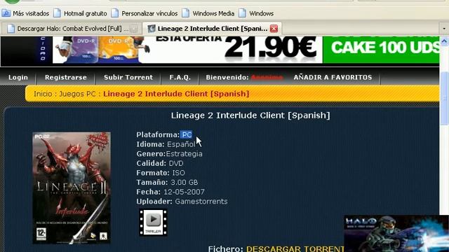 PAGINA PARA DESCARGAR TORRENTS
