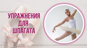 Упражнения для шпагата